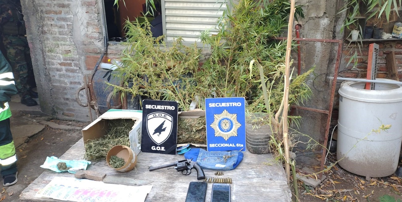 Detienen a un hombre armado y con presunto estupefaciente en Santa Fe