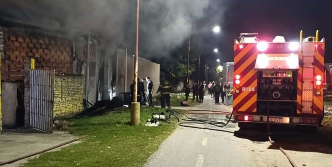 Se incendió un depósito en la ciudad de Santa Fe