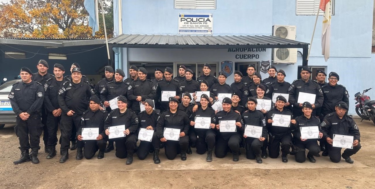 Se concretó en Coronda el acto por el 38º aniversario del Comando Radioeléctrico local