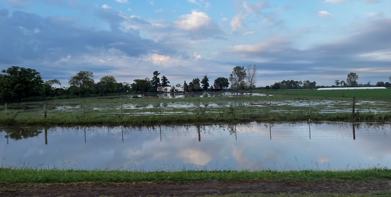 Un intenso temporal dejó acumulados superiores a los 130 mm en Las Colonias
