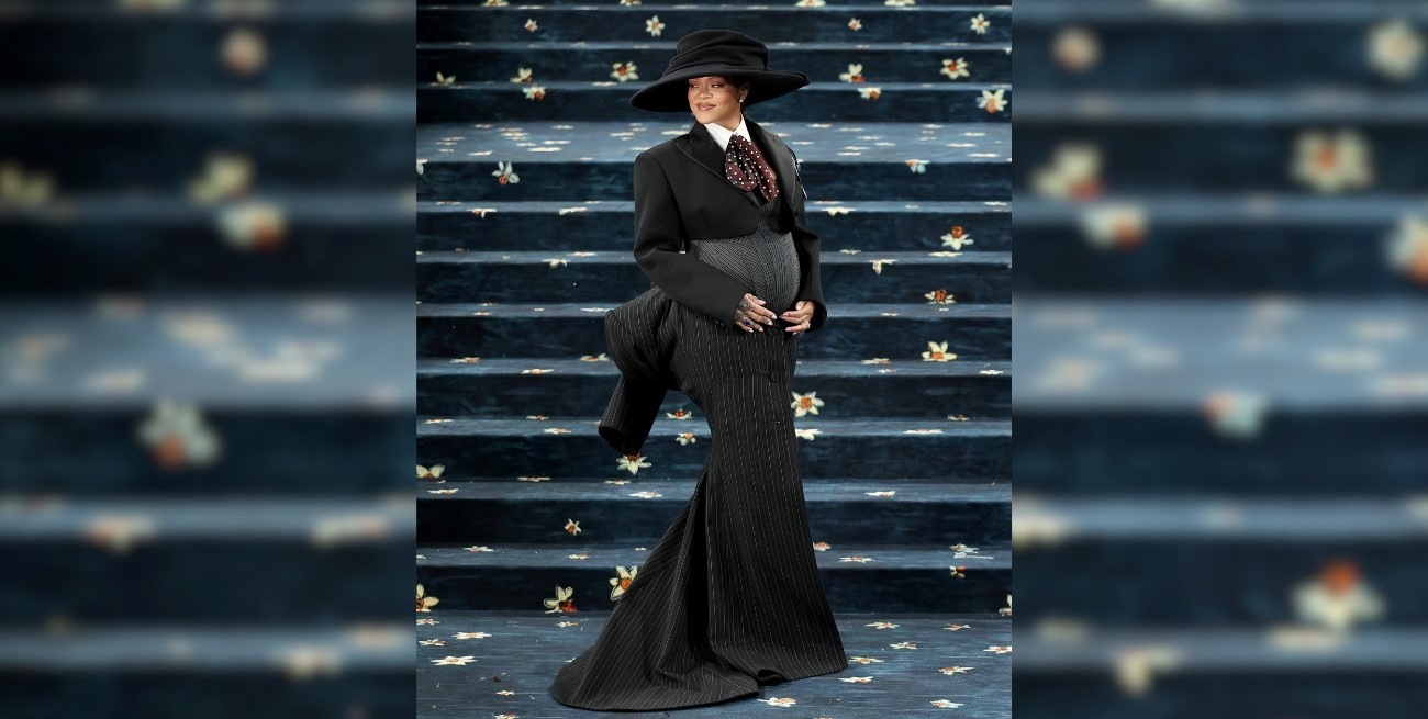 Rihanna anunció su tercer embarazo en la Met Gala