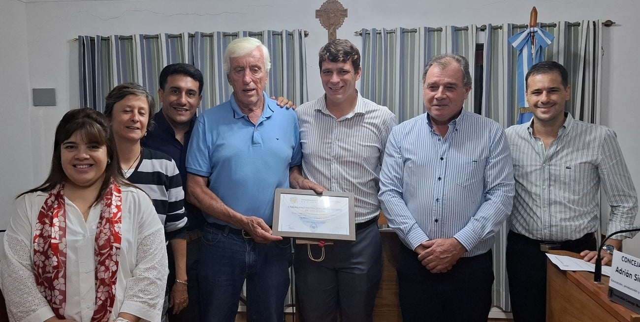 El Concejo reconoció al Ingeniero Vicino por su destacada trayectoria en la investigación y producción arrocera