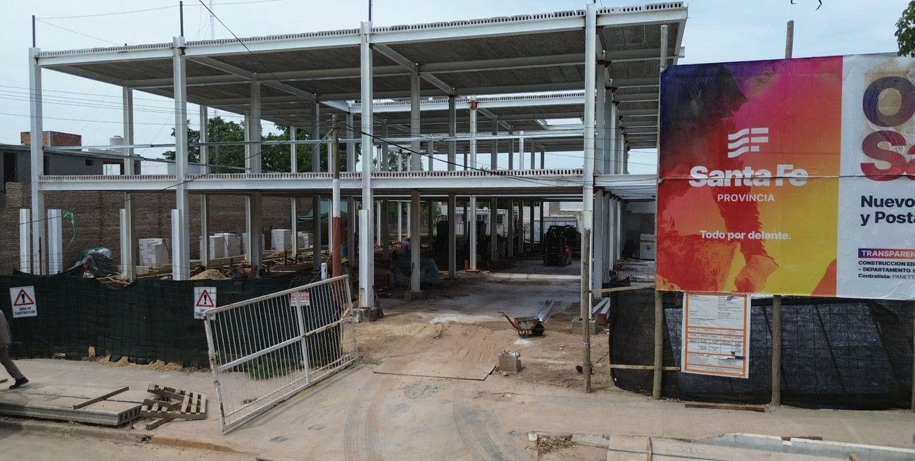 Las obras para la ampliación del Hospital de Sunchales ya tienen un 35% de avance