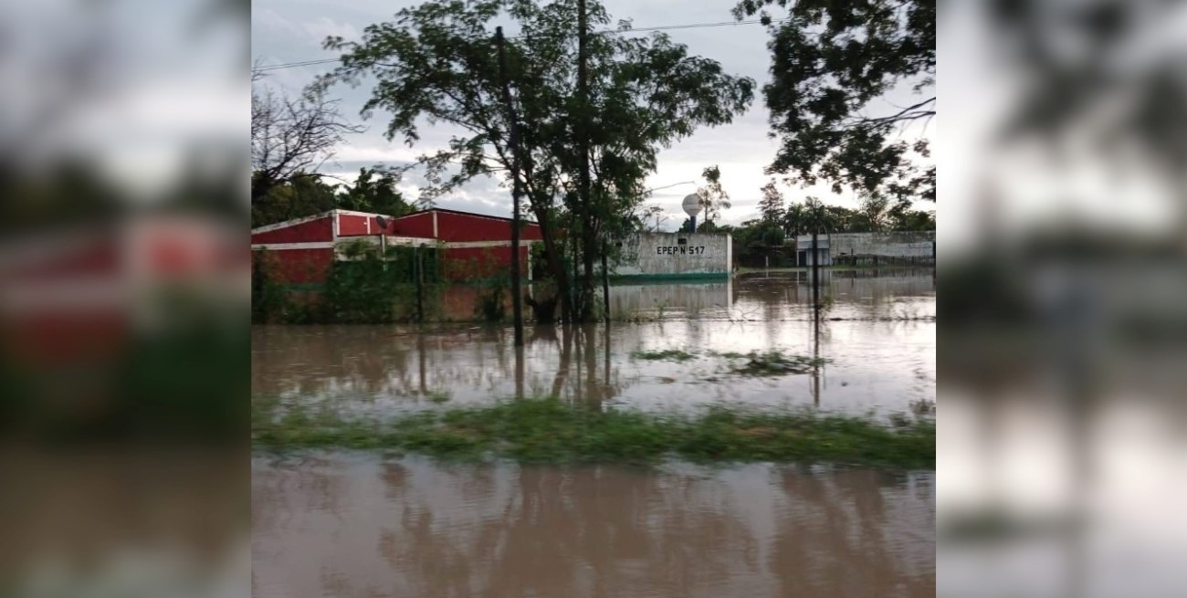 Temporal en Formosa: más de 400 mm de lluvia y decenas de familias evacuadas