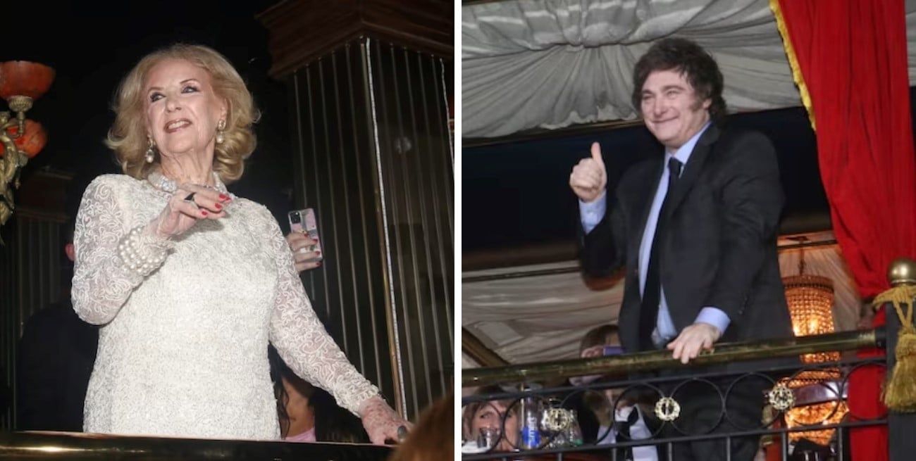 El particular saludo de Mirtha Legrand a Milei en un desfile de Roberto Piazza