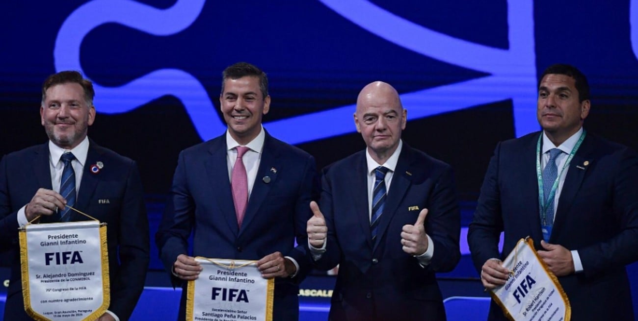 Infantino: "Admiro a todos los futbolistas argentinos: Maradona, Messi, Pumpido, los del Inter…"