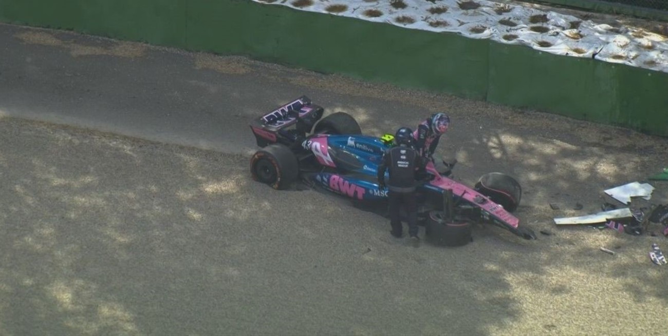 Un sábado para el olvido: Colapinto se accidentó en el final de la Qualy 1 en Imola