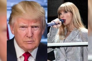 Donald Trump vs. Taylor Swift. Crédito: @PopBase