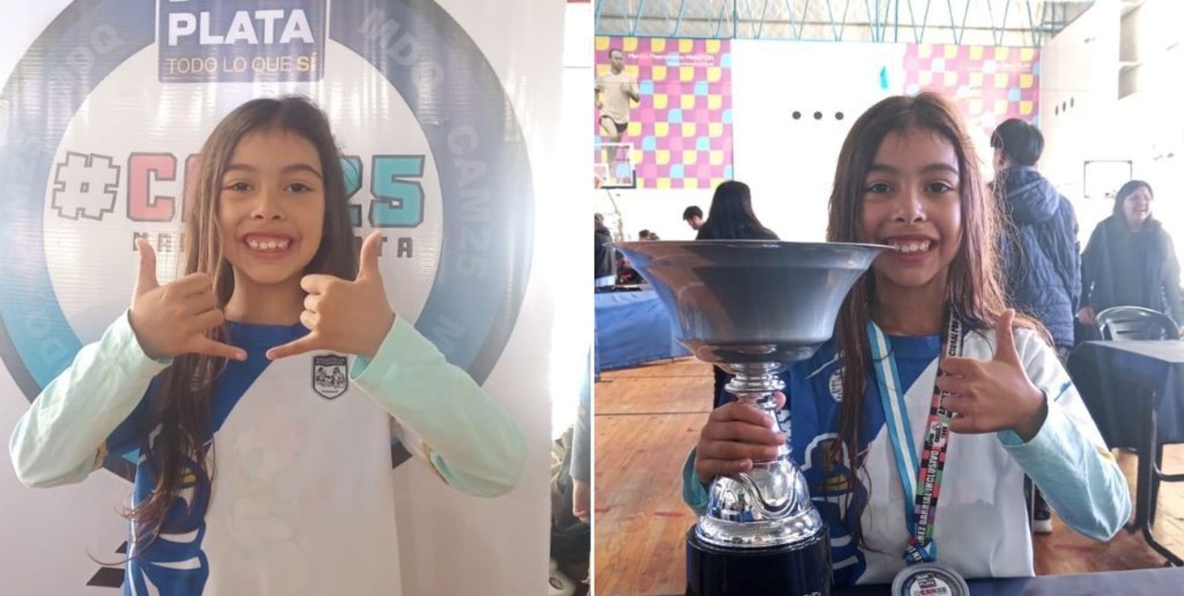 Mica, la "niña de oro" del ajedrez argentino, es de Santa Fe: salió campeona nacional en su categoría