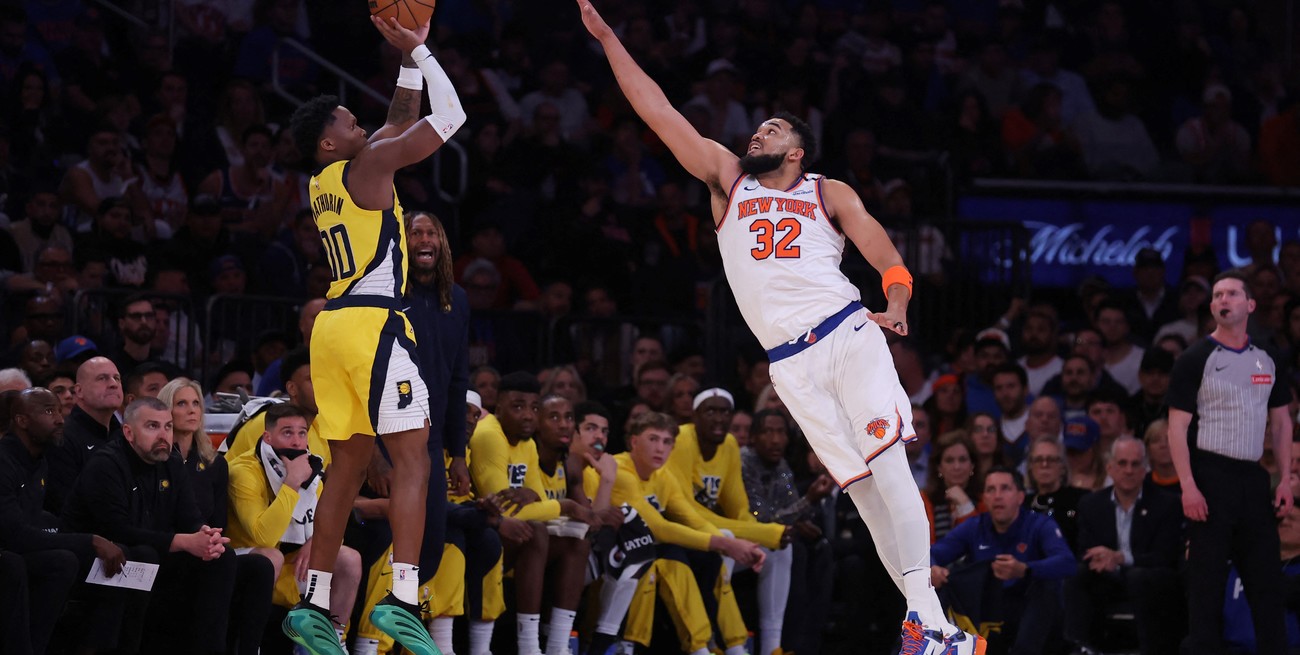 Dramático final: Indiana Pacers remontó el resultado y se quedó con el primer juego ante Nueva York Knicks