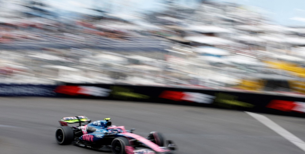 Colapinto cierra una complicada práctica 1 en Mónaco