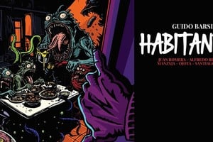 La obra de Guido Barsi. Foto: Noir Ediciones