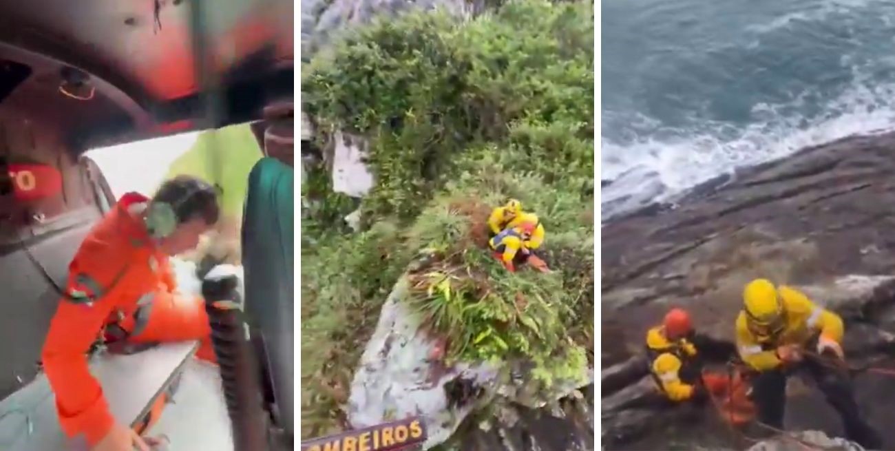 Video: encontraron el cuerpo de un turista argentino que estaba desaparecido en Brasil