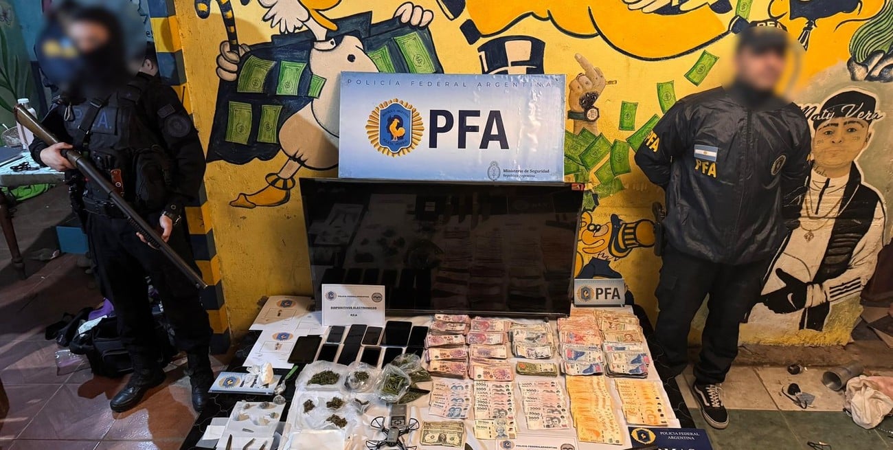 Cayó en la ciudad de San Lorenzo un clan familiar que vendía estupefacientes