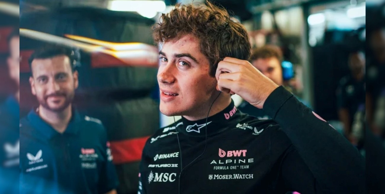 Colapinto: "fue algo de la caja o del embrague"