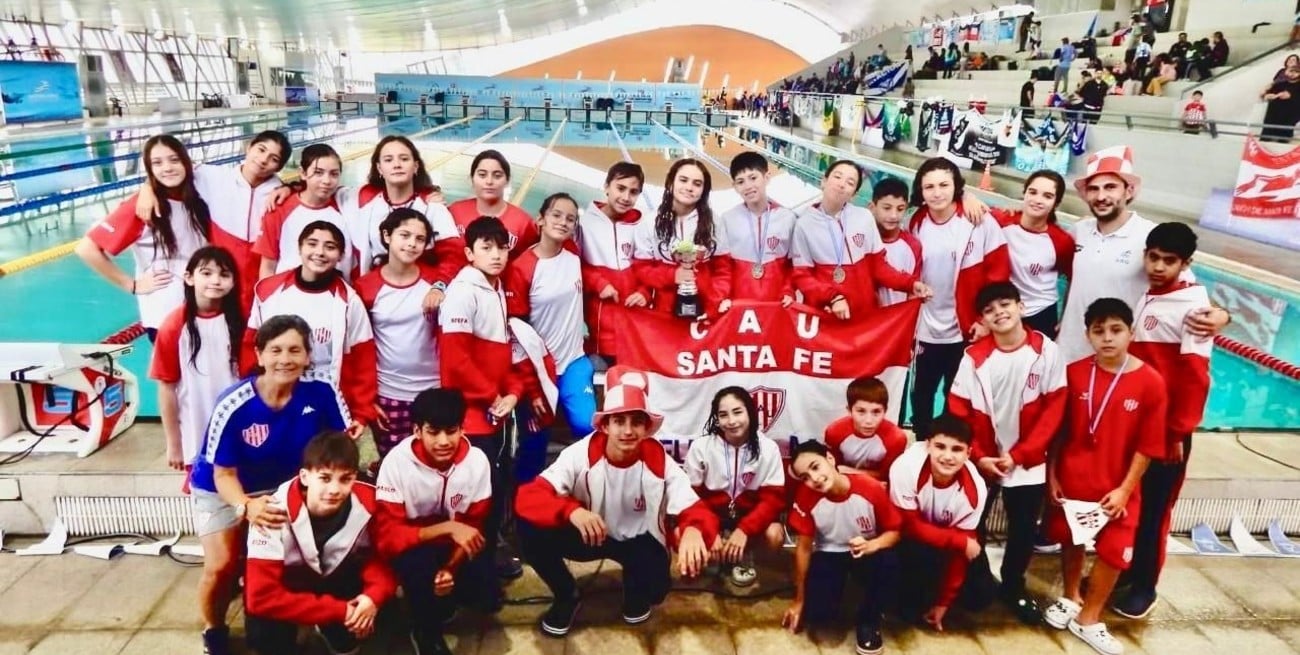 Unión, Campeón Nacional de Natación en Santiago del Estero