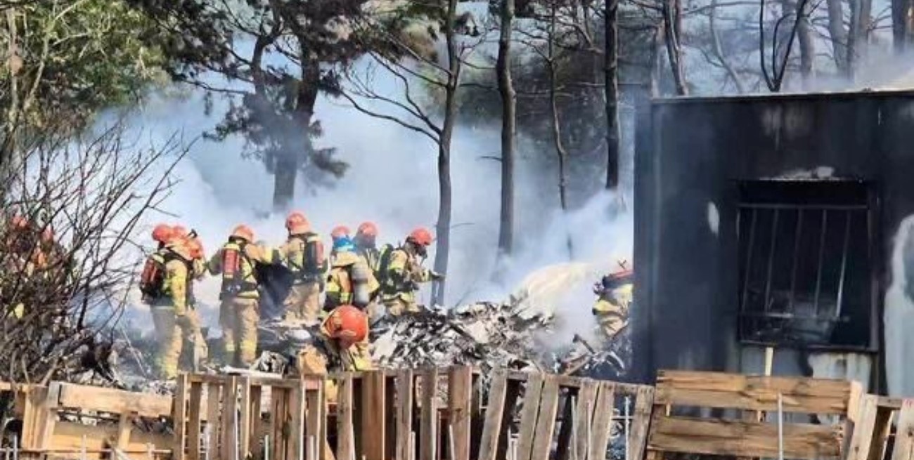 Corea del Sur: se estrelló un avión militar y murieron sus cuatro tripulantes