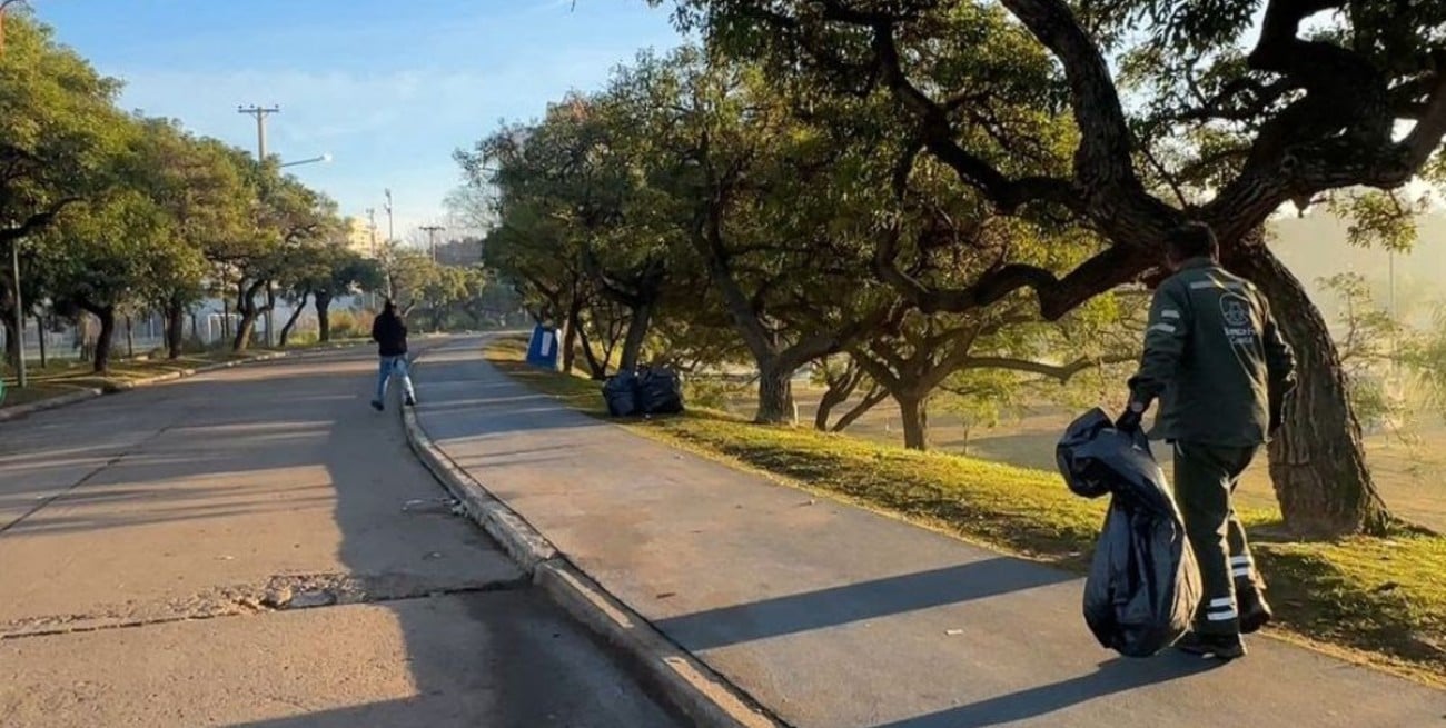 Tocó La Renga y "acá no pasó nada": limpieza express de la Municipalidad