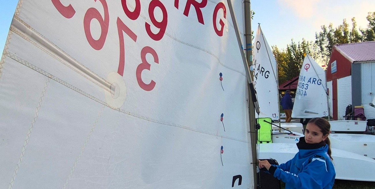 Una santafesina en el tercer puesto del ranking nacional de la Asociación Argentina de Optimist