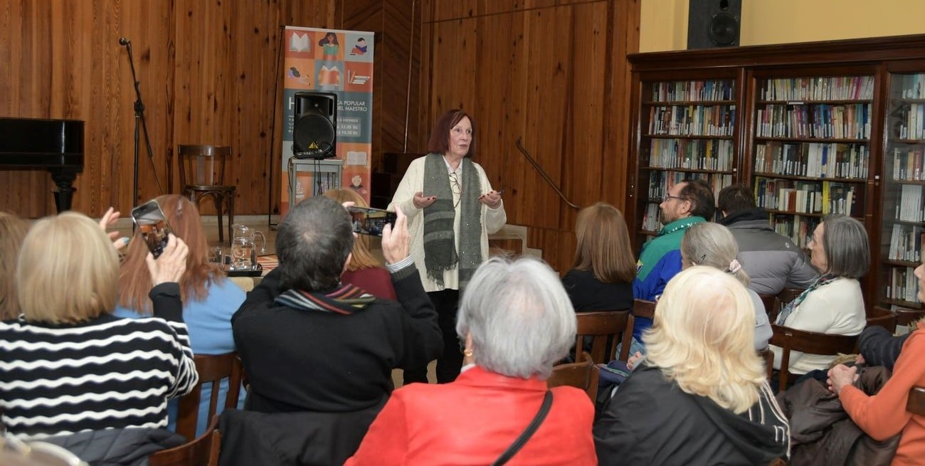 María Luisa Miretti presentó "Mujeres que cuentan"
