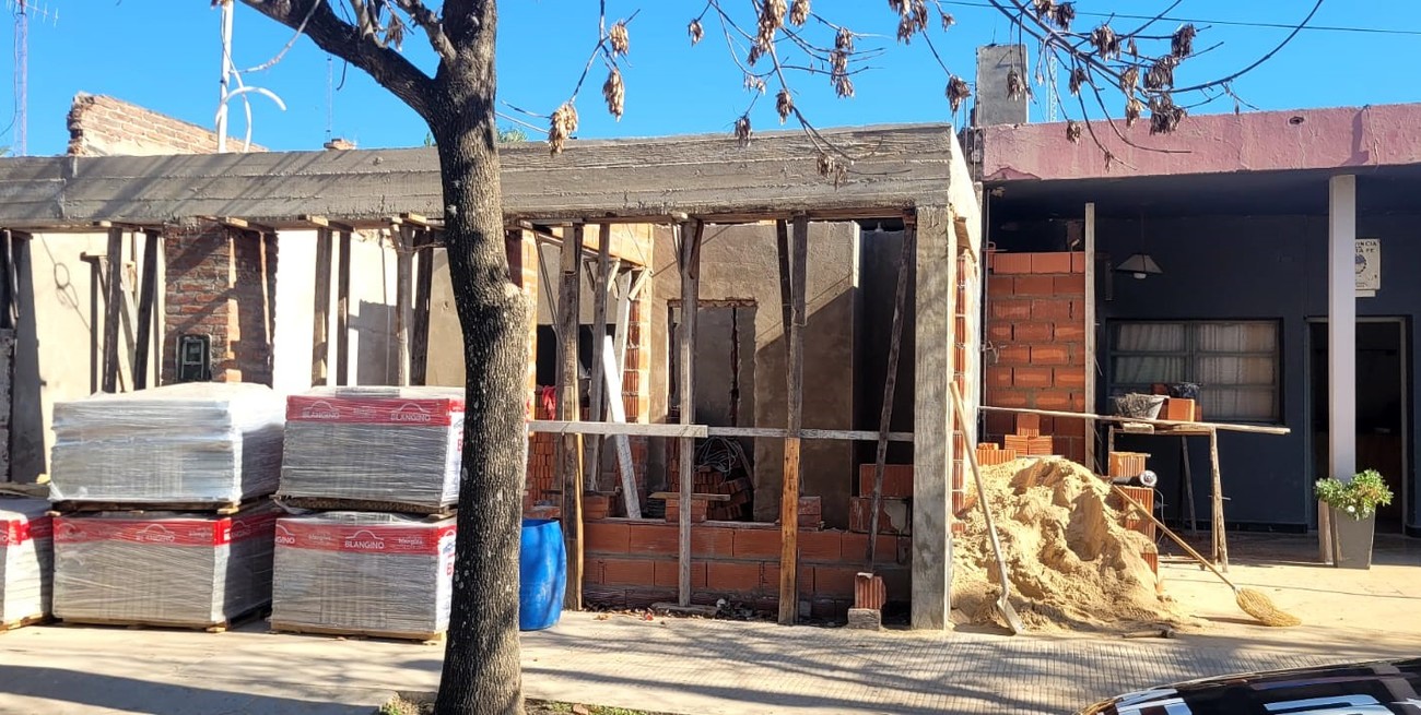San Jerónimo del Sauce: las obras en la Subcomisaría Nº 12 alcanzan el 70% de avance