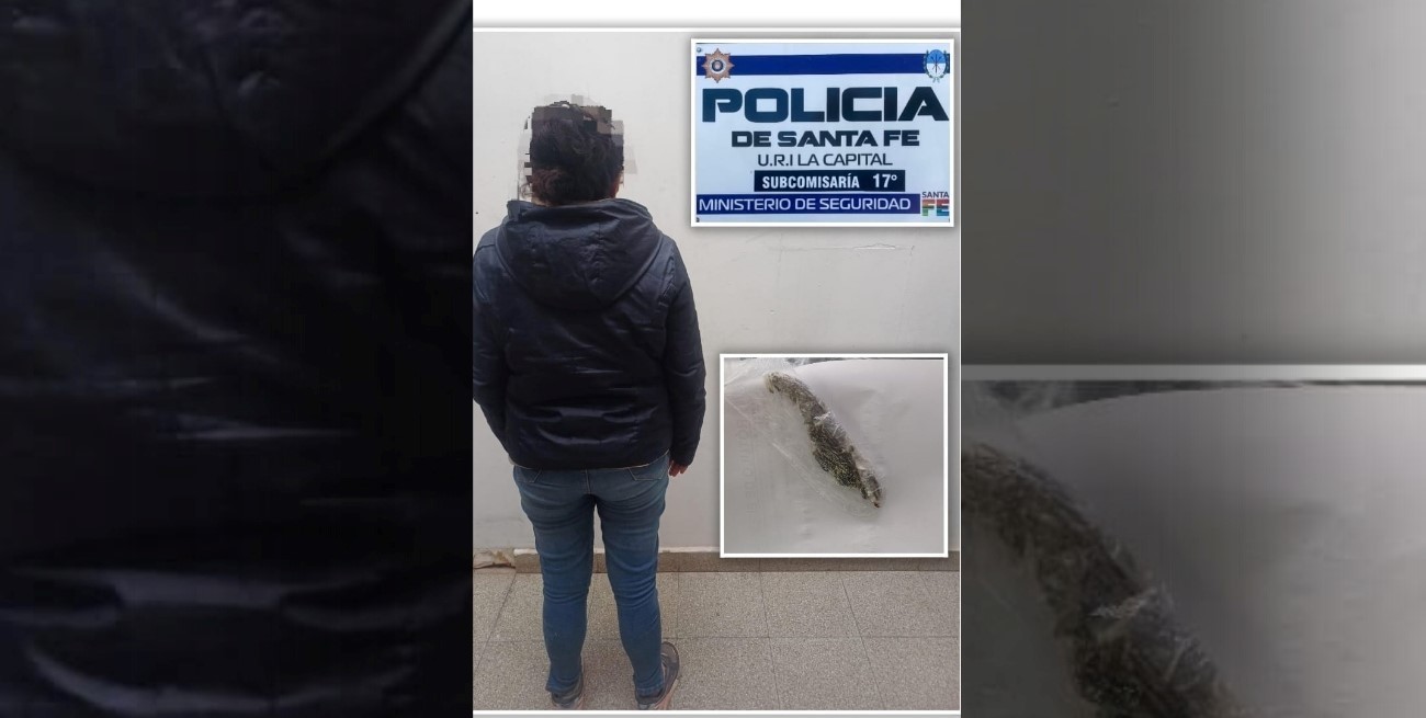 Aprehendieron a una mujer por intentar ingresar marihuana a la cárcel de Las Flores