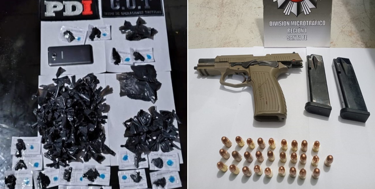 En Barranquitas y Villa del Parque: secuestran drogas, armas y detienen a seis personas