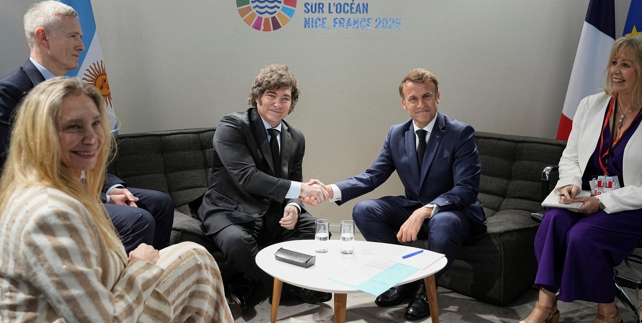 Milei en Francia: se reunió con Macron y participó de una reunión de la ONU sobre océanos