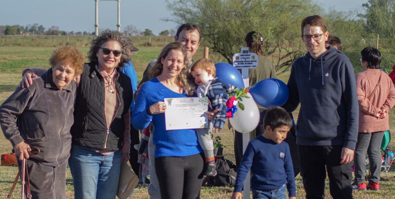 Humboldt celebró una nueva edición de "Crecer Juntos: Un niño, un árbol"