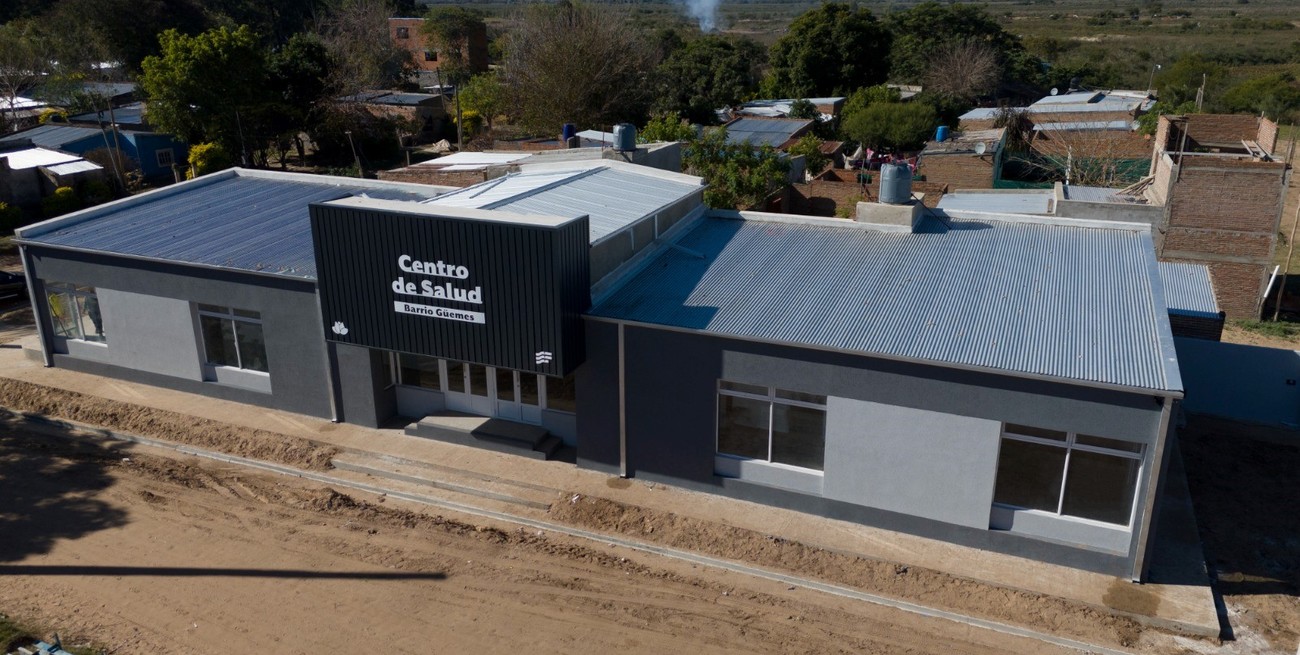 Santa Rosa de Calchines inauguró un centro de salud sustentable
