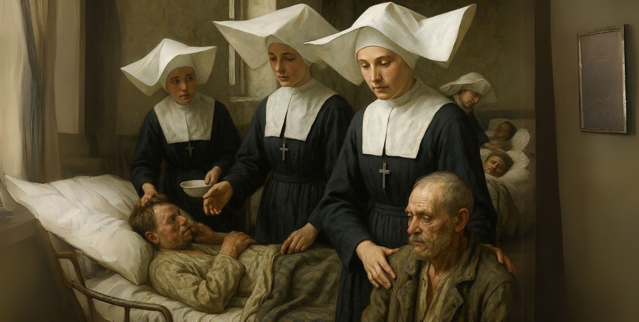 La heroica historia de las "Hermanas de Caridad", 
mujeres que cuidaban enfermos graves en Santa Fe