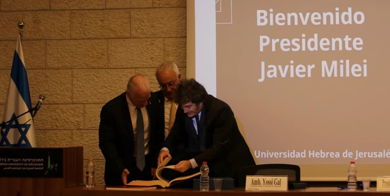 Milei ya no estaba en Israel cuando ocurrió el ataque a Irán
