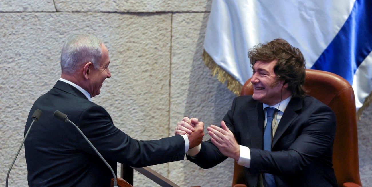 Netanyahu felicitó a Milei por el resultado obtenido en las elecciones