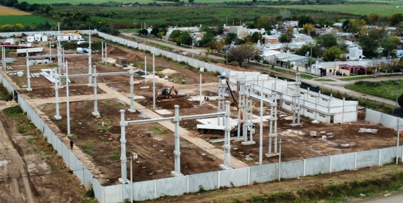 Las obras de la Estación Transformadora Rafaela Norte, alcanzan el 50%