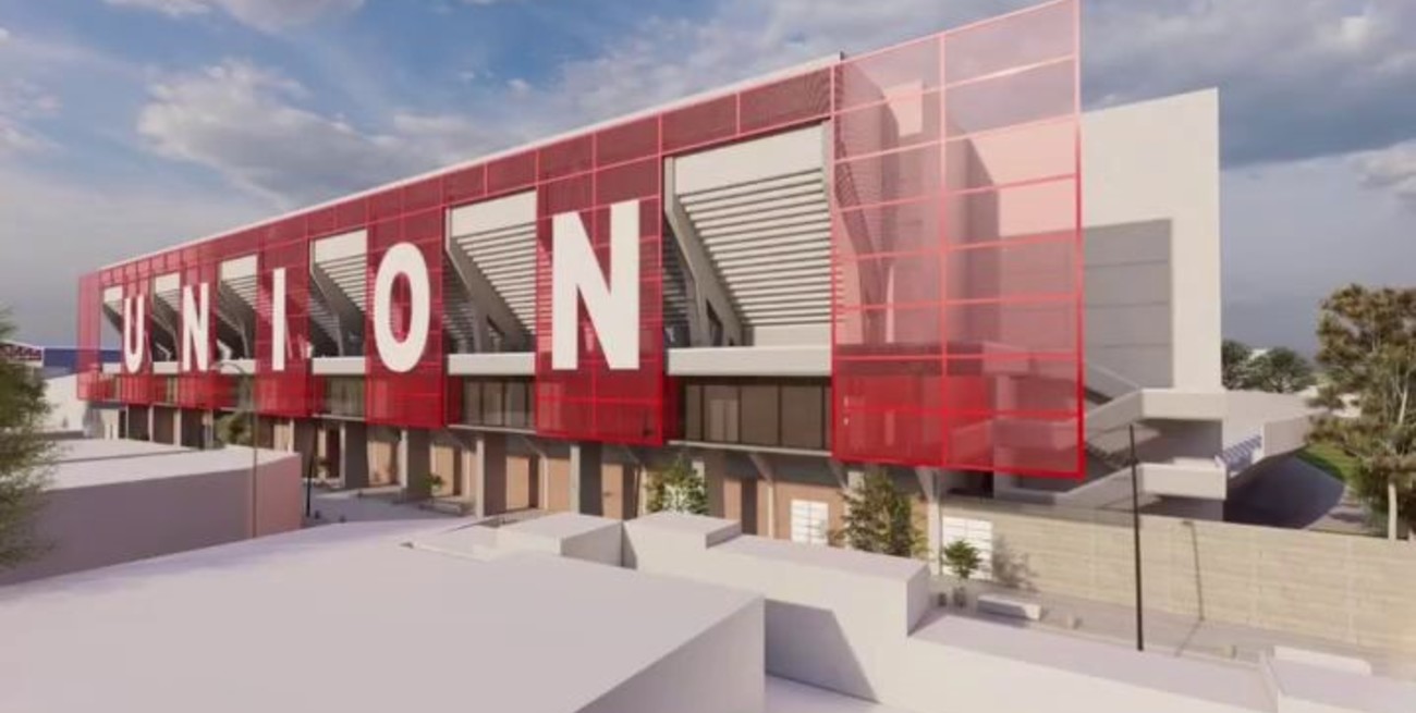 Nueva tribuna del Tate: 3.200 lugares, volada y techa la vereda
