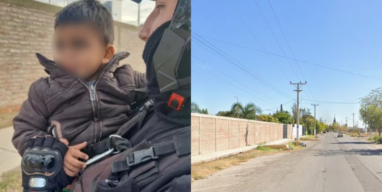 Rescataron a un nene de 3 años que deambulaba solo en San Juan
