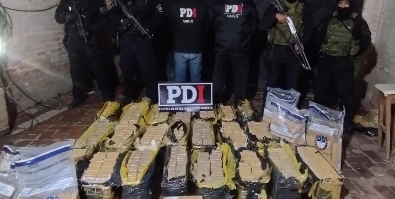 Secuestraron más de media tonelada de marihuana en la zona norte de la ciudad de Santa Fe

