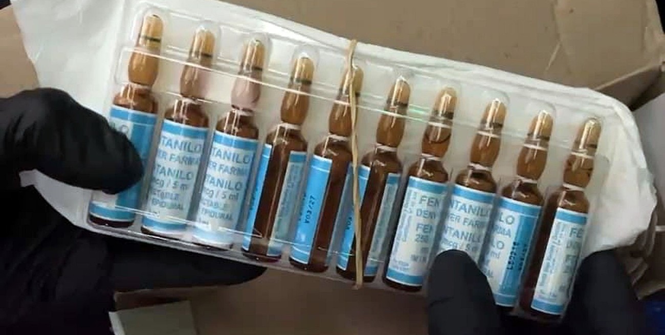 Controlan un ómnibus y detectan un pasajero con ampollas de Fentanilo y Remifentanilo 