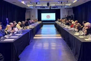 Reunión de Fisfe con convencionales en Rosario por la reforma constitucional. Foto: Gentileza Fisfe