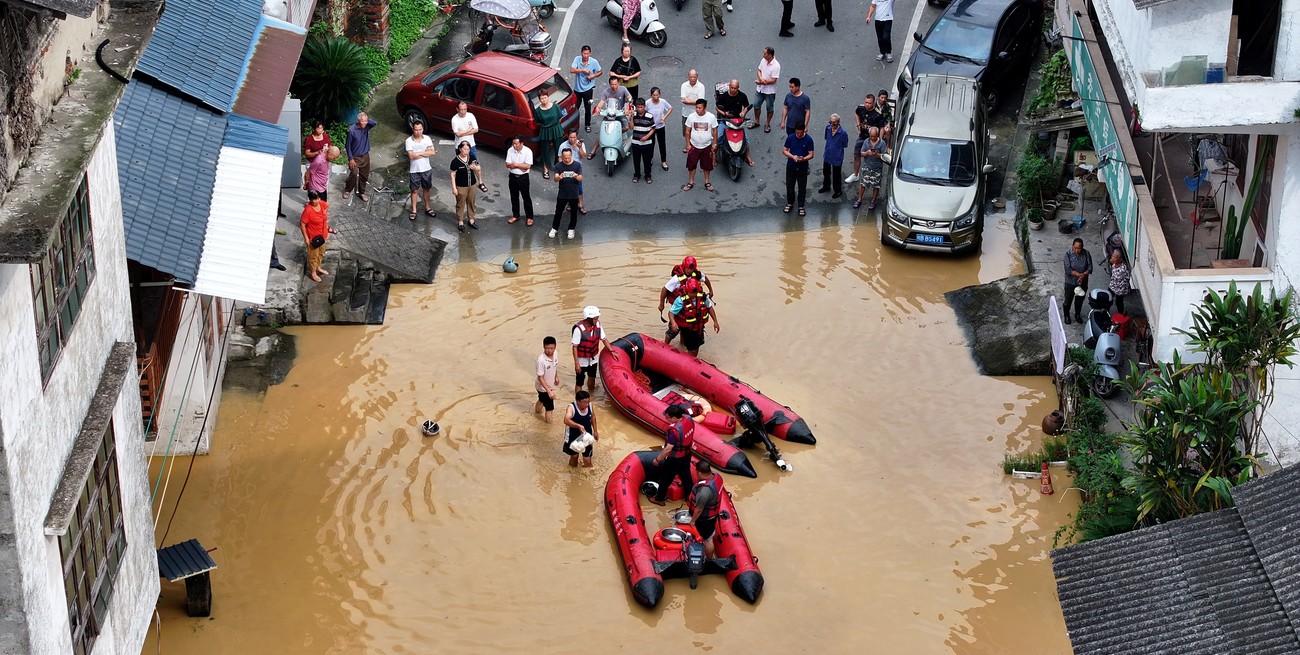 Seis muertos tras las inundaciones en el suroeste de China