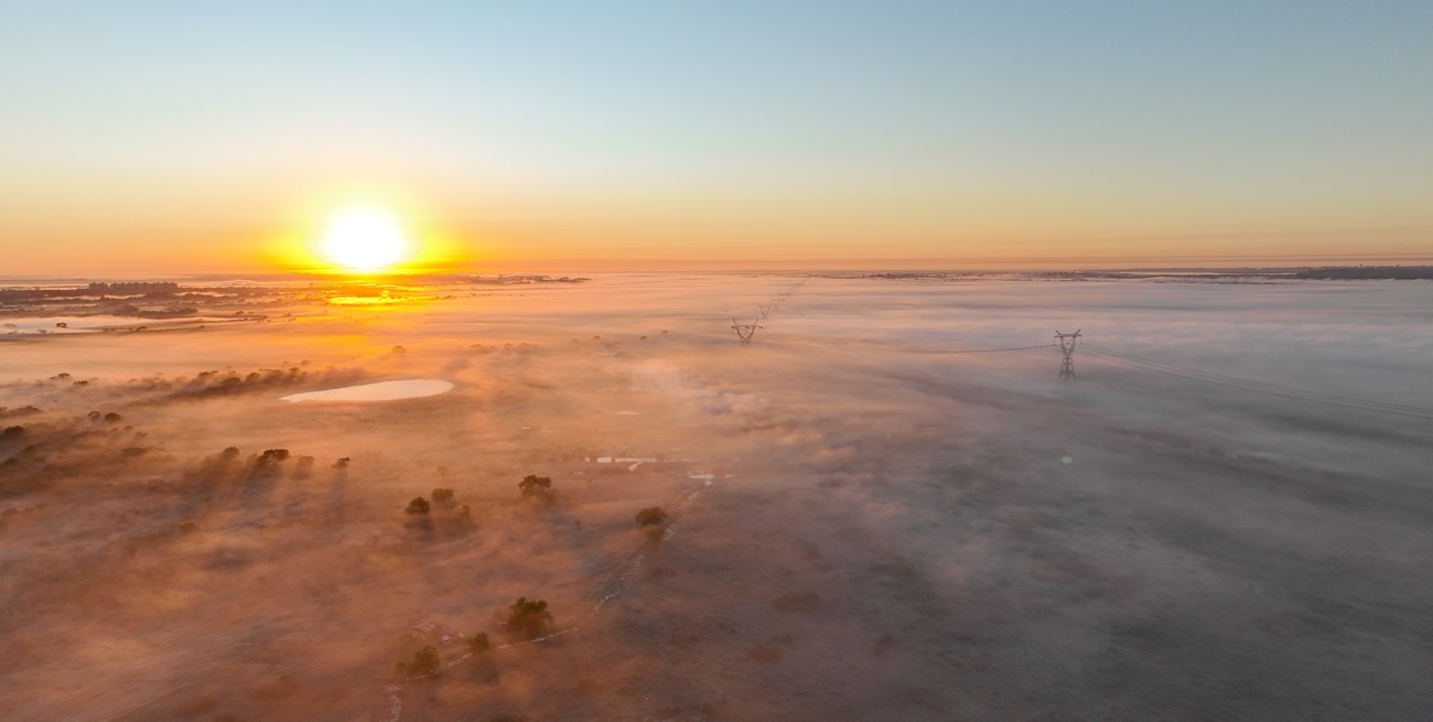 Sol y niebla este viernes en la ciudad de Santa Fe: las imágenes del drone de El Litoral