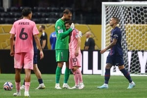 La magia de Messi no le alcanzó al Inter Miami para enfrentar al campeón europeo. Foto: REUTERS / Amanda Perobelli.