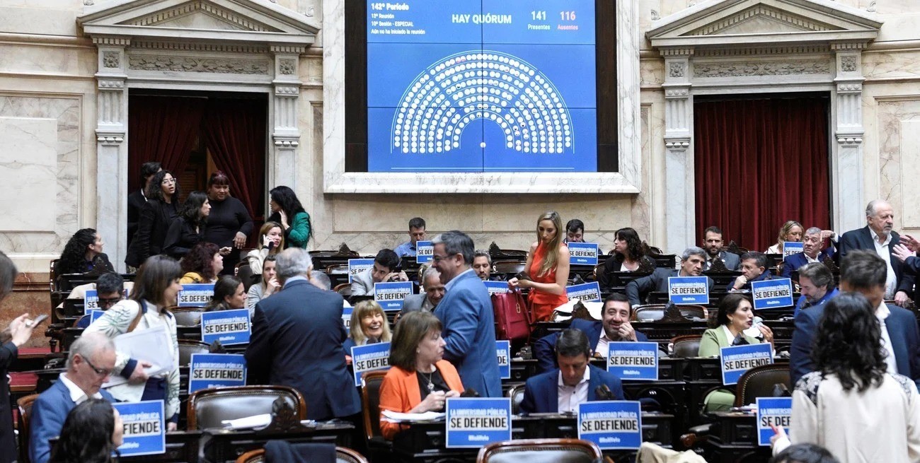 Temas sensibles para el gobierno: universidades y Garrahan en la agenda de Diputados nacionales