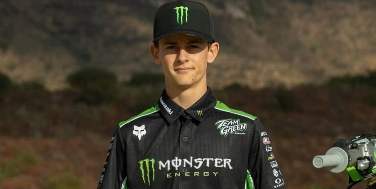 Falleció el adolescente Aidan Zingg, promesa del motocross