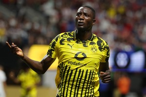 El delantero Guirassy clavó por duplicado para Borussia. Reuters.