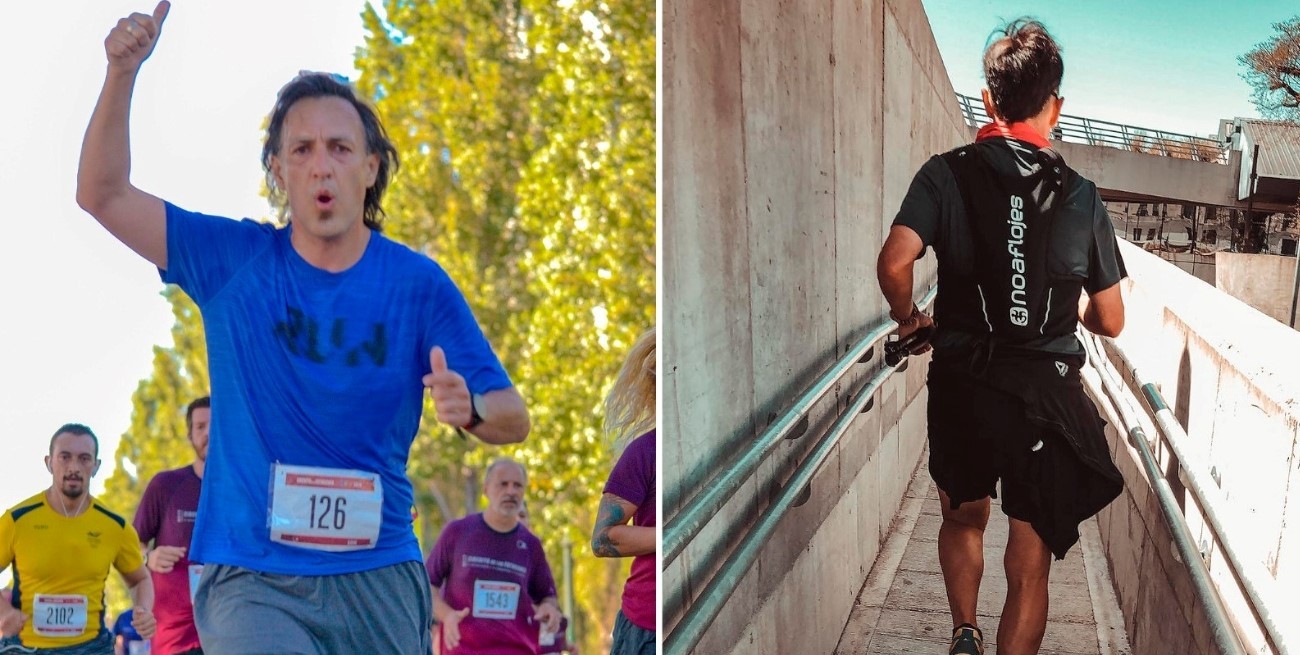 Corrió 100 km con esclerosis múltiple y cruzó la Cordillera de los Andes