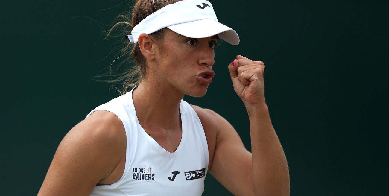 La argentina Solana Sierra sigue haciendo historia y se metió en octavos de Wimbledon