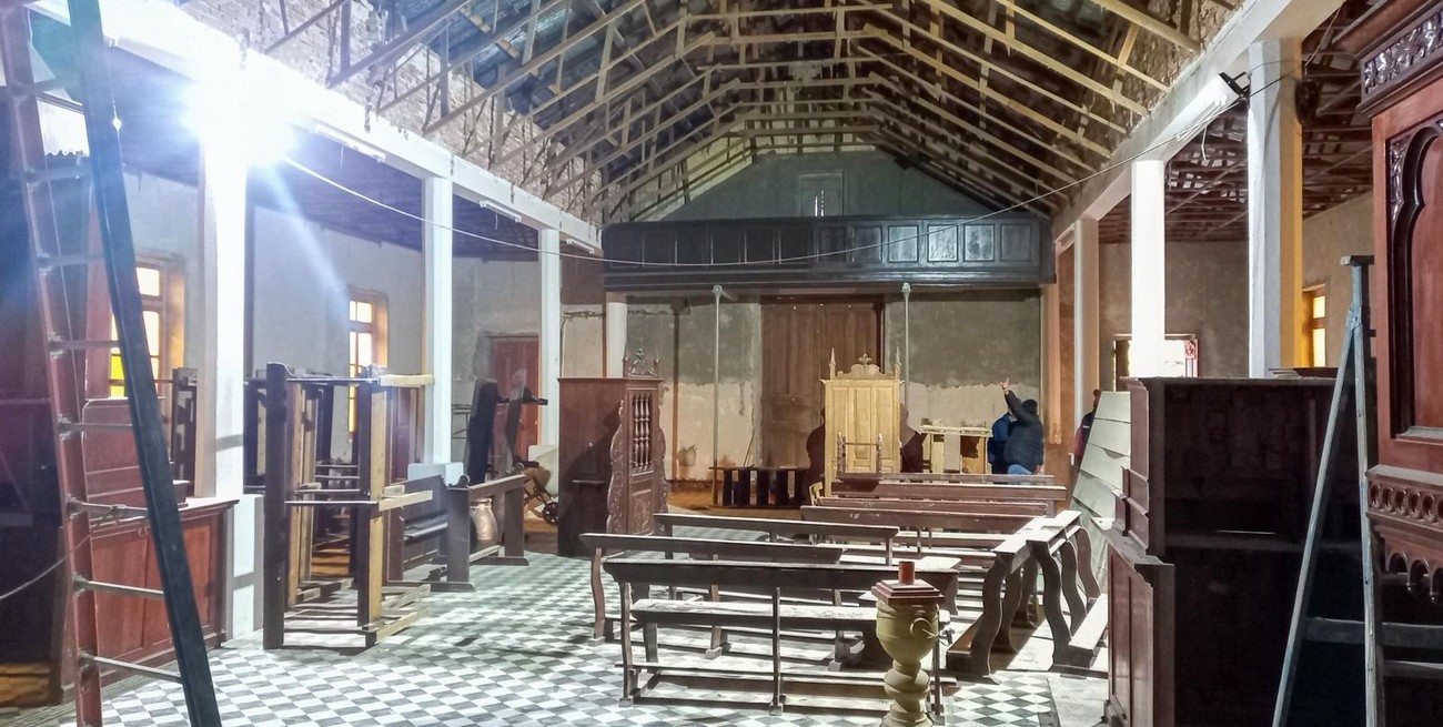 Provincia suma recursos para recuperar la iglesia de Jacinto L. Aráuz