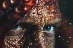 "El cadáver del capitán apareció flotando (...). El cuerpo tenía como raras mordeduras, marcas muy profundas en las partes blandas y le faltaba una pierna que había sido arrancada más que cortada".