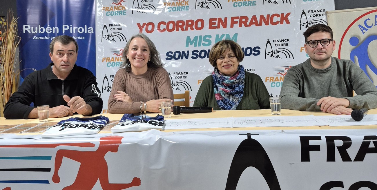 Franck: presentaron la edición 2025 de su maratón solidario